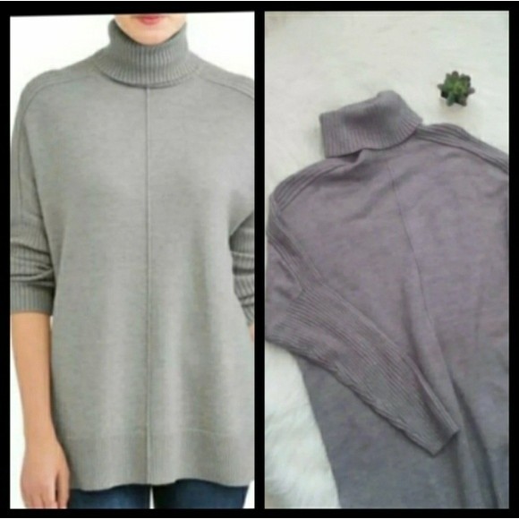 TUNIC SWEATER KNIT TURTLENECK DOLMAN SLEEVE SMALL S WOMENS SMALL S - Picture 4 of 4